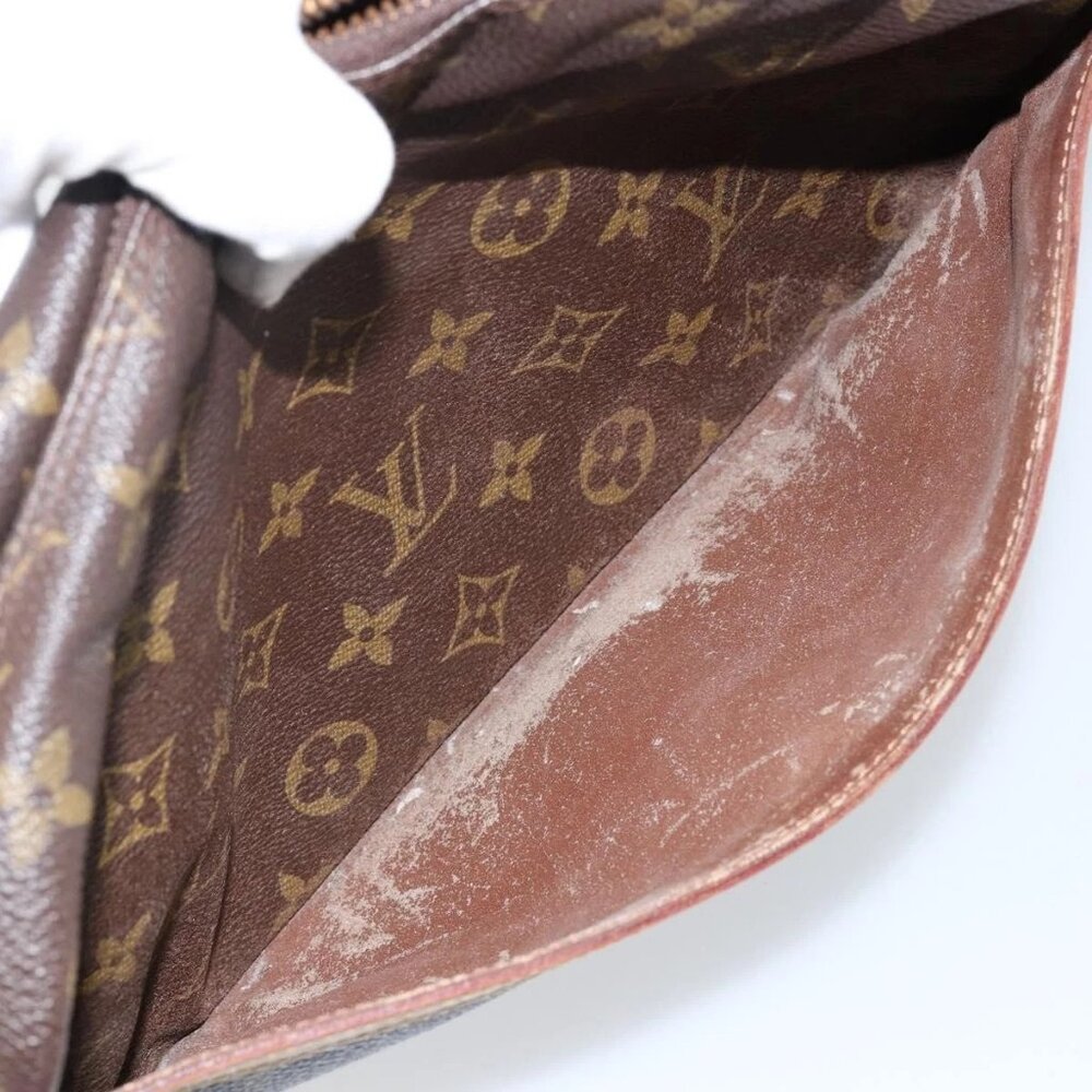 LOUIS VUITTON Monogram Compiegne 28 Clutch Bag M51845 LV Auth th6336 - Picture 12 of 16